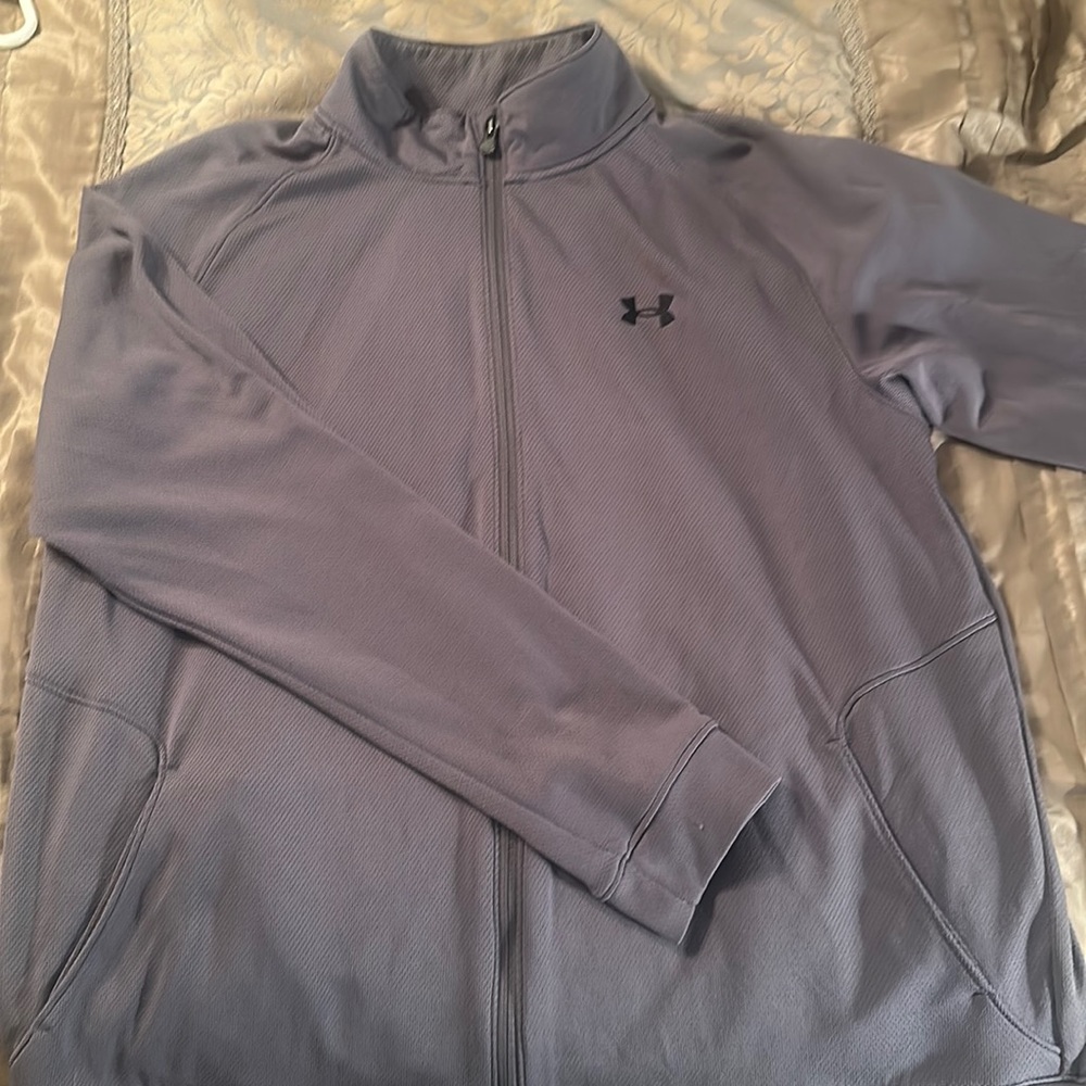 UA men’s full zip warmup jacket